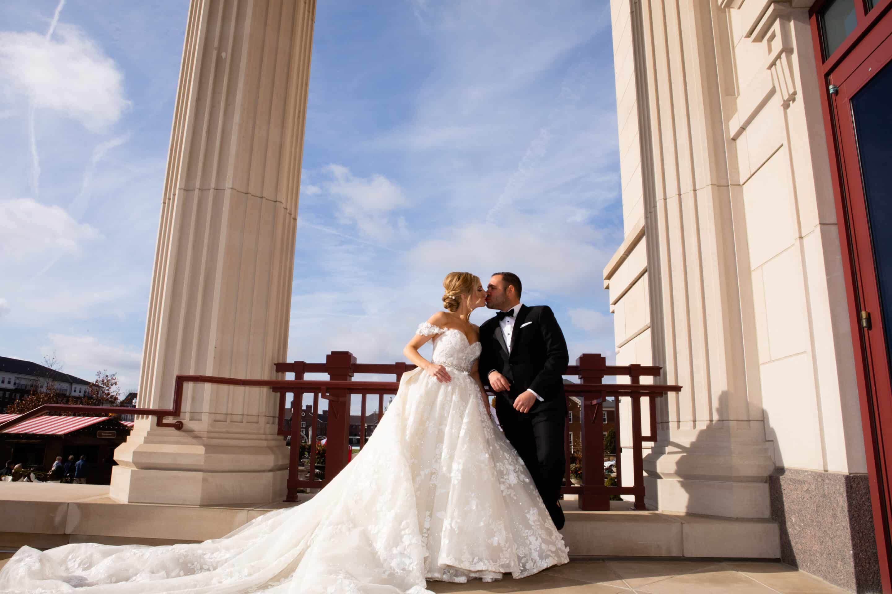 Image of a bride and groom by Indianapolis Wedding Photographer